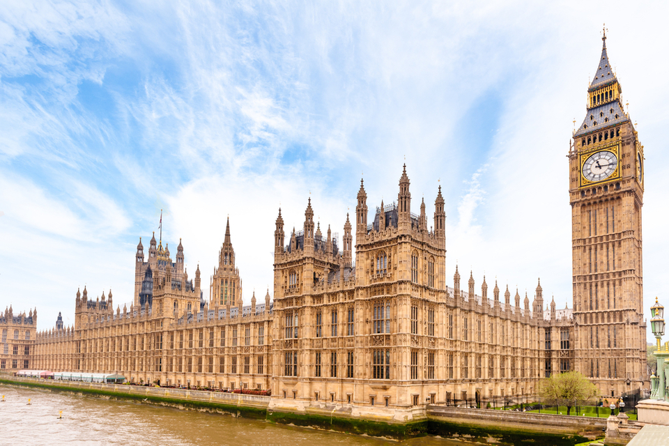 Landscape photography of Parliament on a cloudy morning.