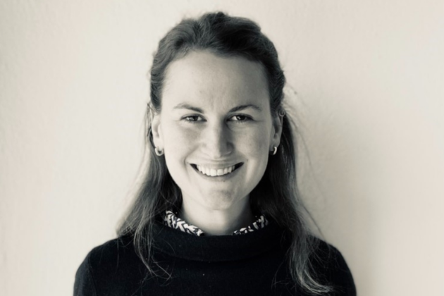 A black and white photo of Leonie Blakeway.