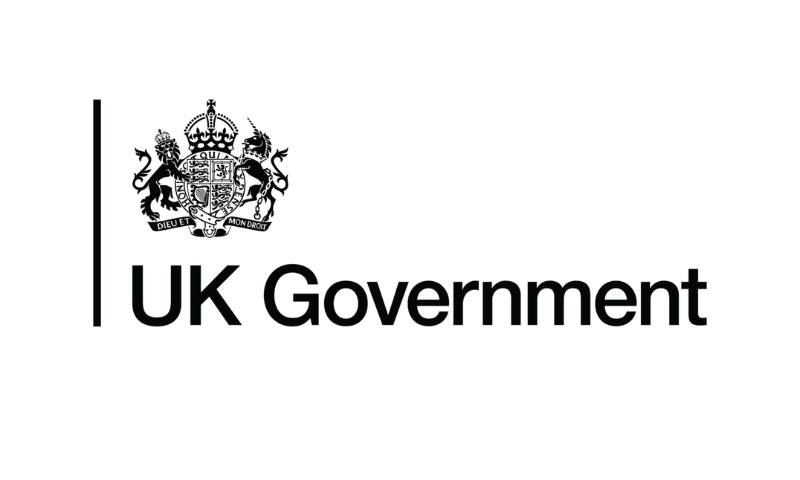 UK Government logo on a white background